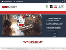 Tablet Screenshot of chemont.pl